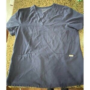 XL Figs Technical Collection Navy scrub top FW1100 Cut #1238 142256